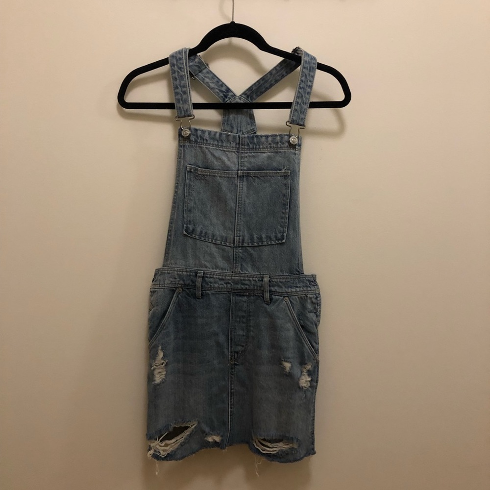 Denim Overall Dress